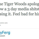 Illustration for article titled Celebs Tweet About Tiger Woods Press Conference